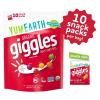 YumEarth Organic Giggles Chewy Candy – Allergy Friendly, No Artificial Dyes, Non GMO, Gluten Free, Fruit Flavored, Vegan Candy Snacks with No Artificial Flavors, 0.5 oz (Pack of 120)​(Giggles)
