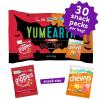YumEarth Organic Halloween Candy, Allergy Friendly, Gluten Free, Non-GMO, Vegan, No Artificial Flavors or Dyes (20 Count (Pack of 1), Gummy Fruits)(Giggles/Chewys Variety Pack)