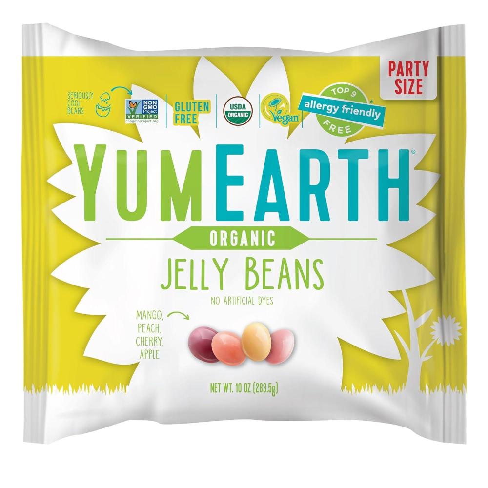 imageYumEarth Easter Candy Organic Gummy Fruits 4 Ounce  Spring Fruit Flavors  Allergy Friendly Gluten Free NonGMO Vegan No Artificial Flavors or Dyes10 Ounce