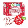 YumEarth Organic Candy Canes – Individually Wrapped Full Size Blue Raspberry Candy Canes – Dye Free, Allergy Friendly, Non GMO, Gluten Free, Vegan – 10 Count (Pack of 1)(Peppermint Mini Candy Canes)