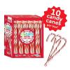 YumEarth Organic Candy Canes – Individually Wrapped Full Size Peppermint Candy Canes – Allergy Friendly, Non GMO, Gluten Free, Vegan – 10 Count (Pack of 1)
