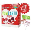 YumEarth Organic Pops Valentine Variety Pack – Fruity Lollipops – Gluten Free Snacks for Kids – Allergy Friendly, Non-GMO, No Artificial Flavors or Dyes – Assorted Flavors, 6.11 oz (Pack of 28)(Lollipops)