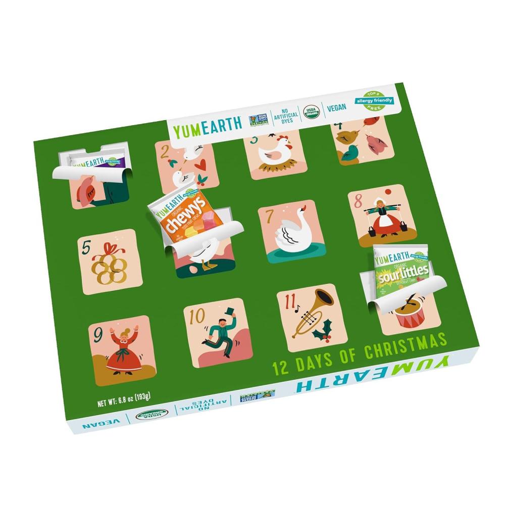 imageYumEarth Holiday Organic 12 Day Advent Calendar