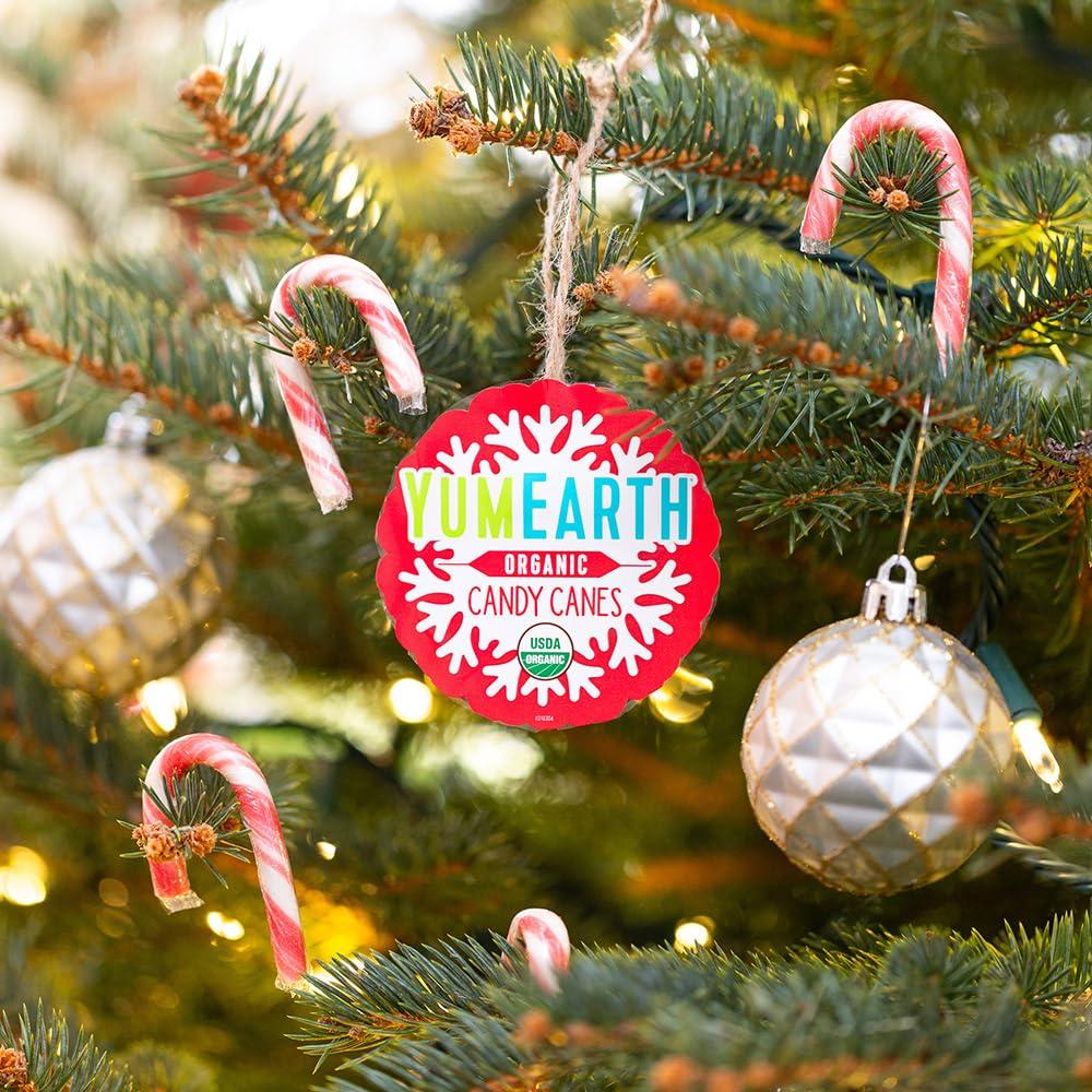 imageYumEarth Holiday Peppermint Puff Box 20ozPeppermint Mini Candy Canes