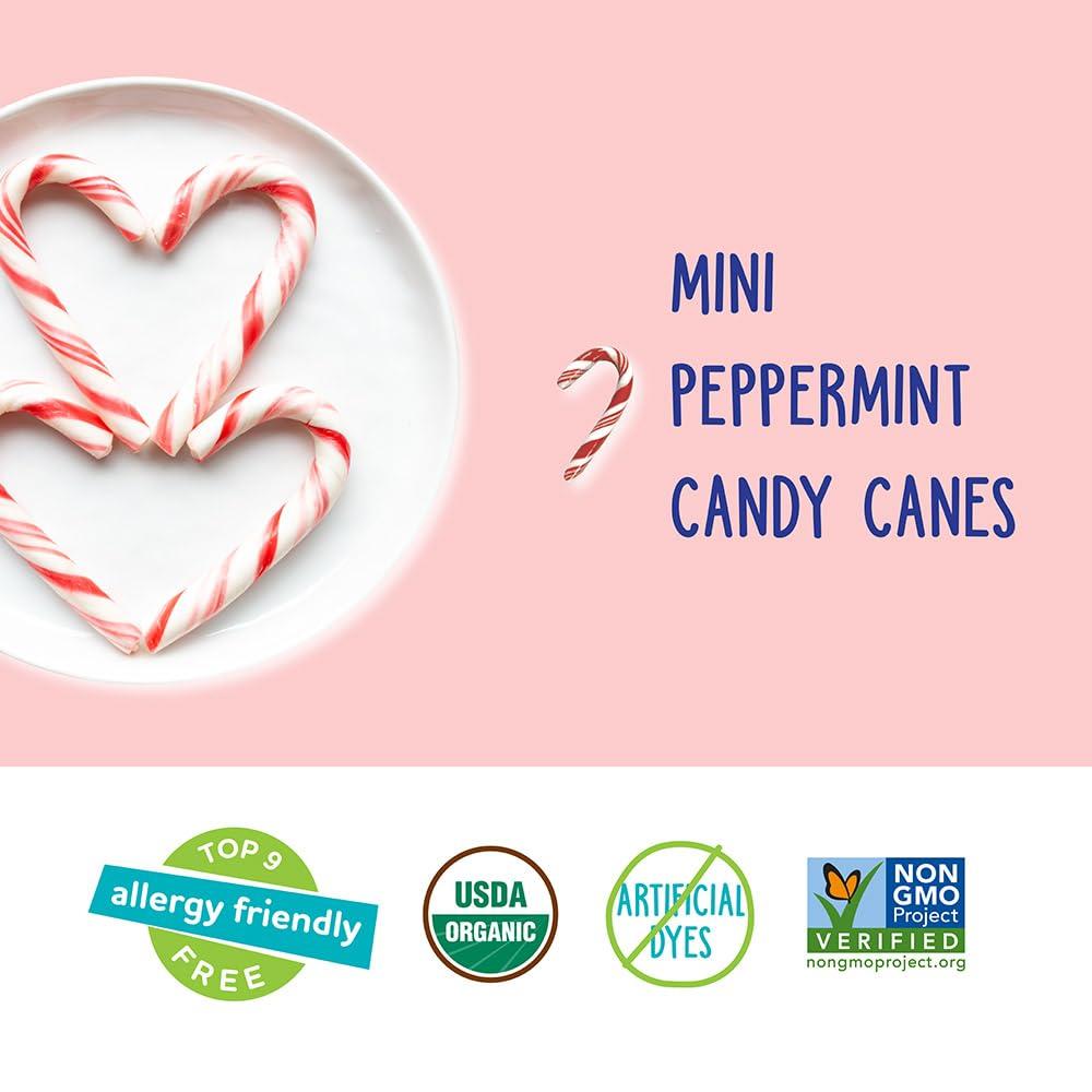 imageYumEarth Holiday Peppermint Puff Box 20ozPeppermint Mini Candy Canes