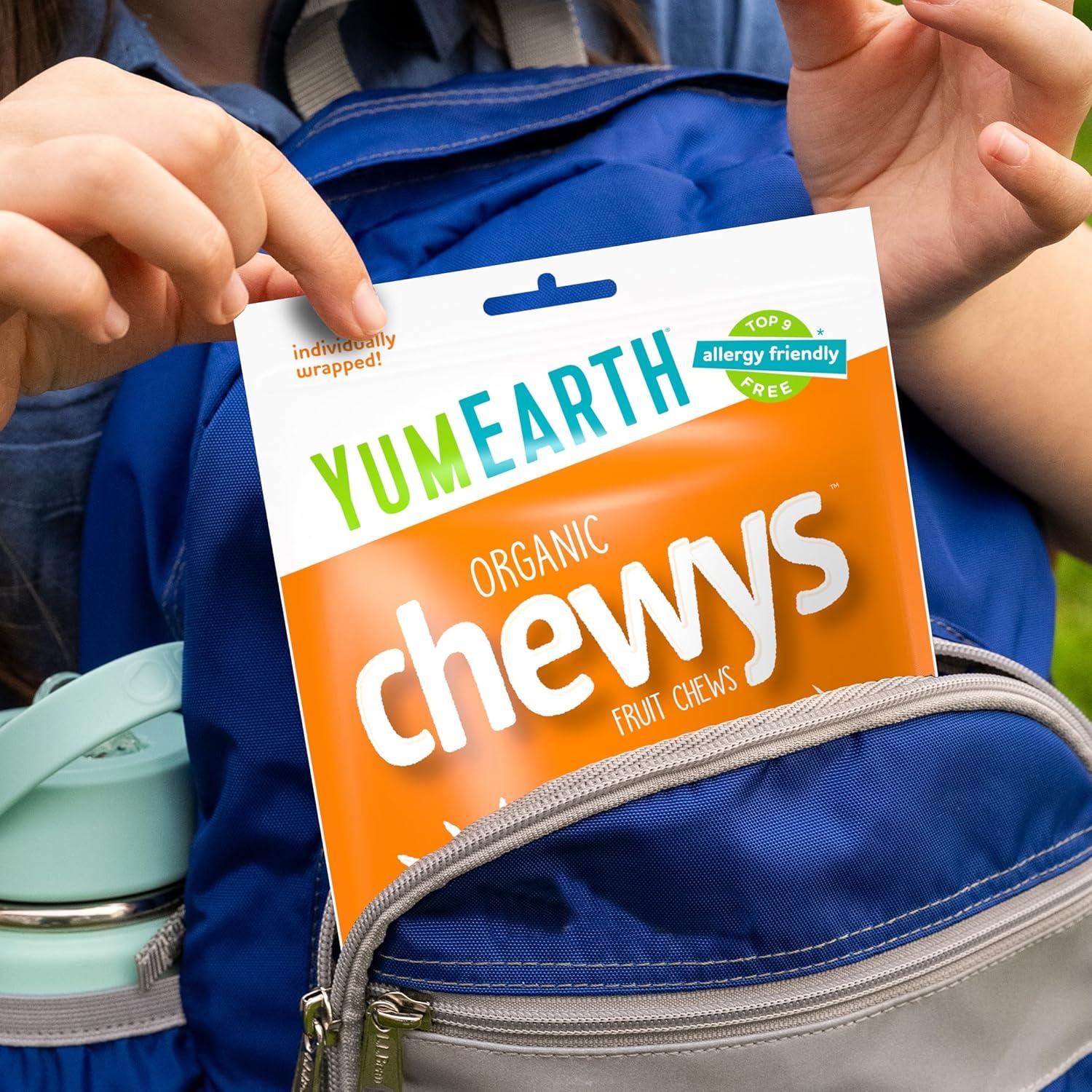 image:imageYumEarth Chewys Fruity Reds Organic Candy No Artificial Dyes Gluten Free NonGMO Vegan Allergy Friendly 5oz Pack of 6Original