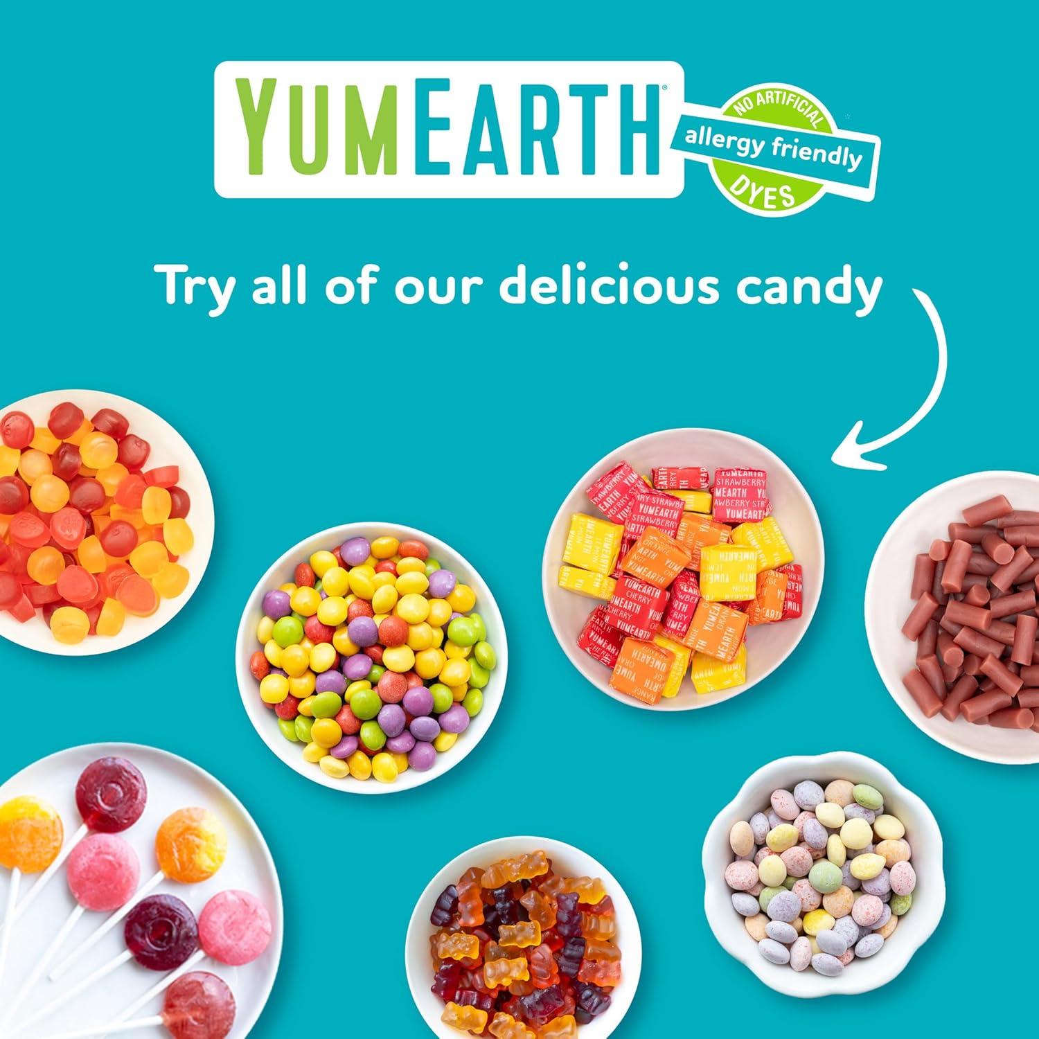 image:imageYumEarth Organic Sour Littles Chewy Candy Allergy Friendly Top 9 Free No Artificial Dyes Non GMO Gluten Free Vegan Candy Snacks 5 Ounce Bag05 Ounce Pack of 15
