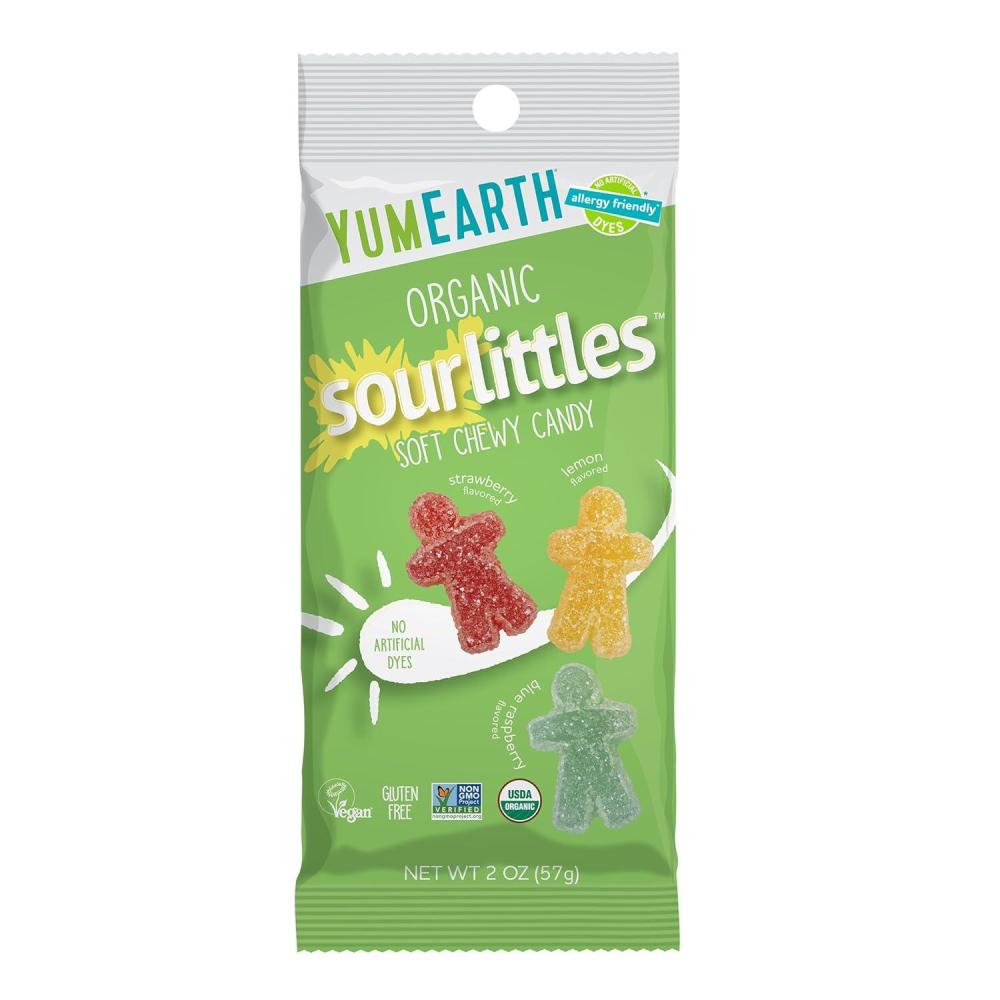 image:imageYumEarth Organic Sour Littles Chewy Candy Allergy Friendly Top 9 Free No Artificial Dyes Non GMO Gluten Free Vegan Candy Snacks 5 Ounce Bag2 Ounce Pack of 1