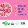 YumEarth Chewys Fruity Reds – Organic Candy No Artificial Dyes, Gluten Free, Non-GMO, Vegan, Allergy Friendly – 5oz Pack of 6(Fruity Reds)