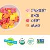 YumEarth Chewys Fruity Reds – Organic Candy No Artificial Dyes, Gluten Free, Non-GMO, Vegan, Allergy Friendly – 5oz Pack of 6(Original)