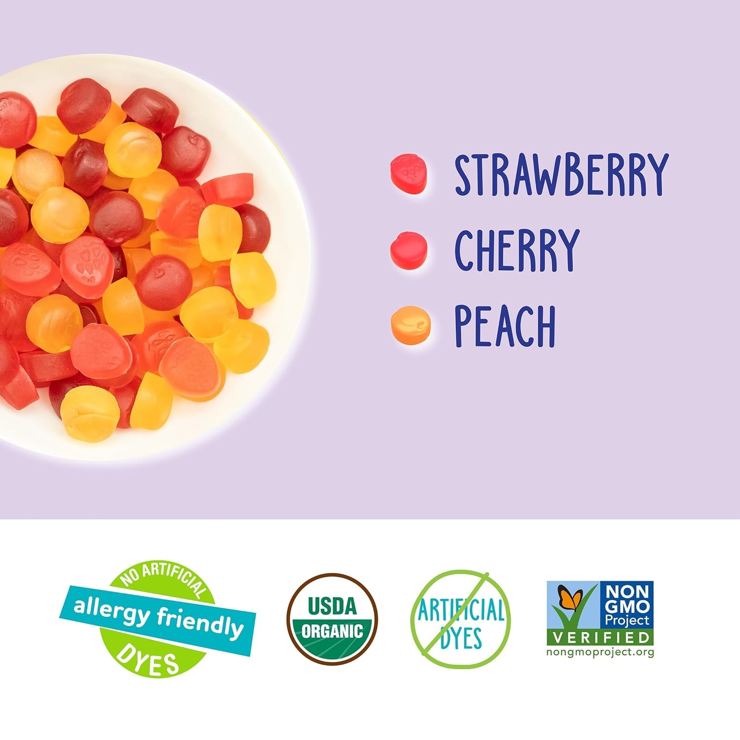 image:imageYumEarth Organic Fruit Snacks Pack of 15 07 oz Snack Packs Non GMO Gluten Free Vegan Dye FreeFruit